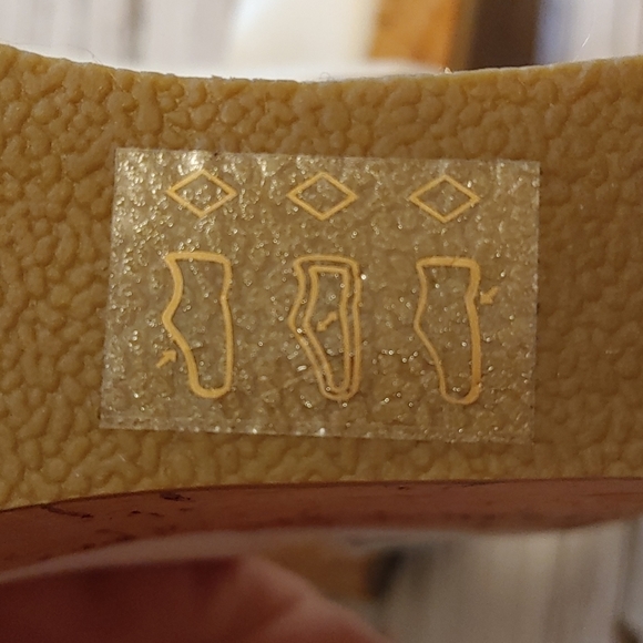 Chateau White leather platforms shoes slip ons women size 38 - Picture 11 of 15